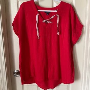 Tommy Hilfiger, XXL red top